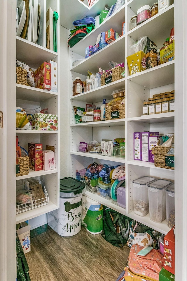 view of pantry