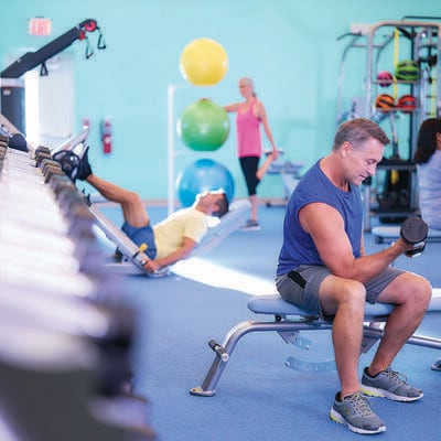 view of workout area