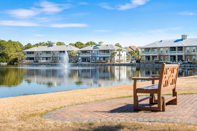 property view of water