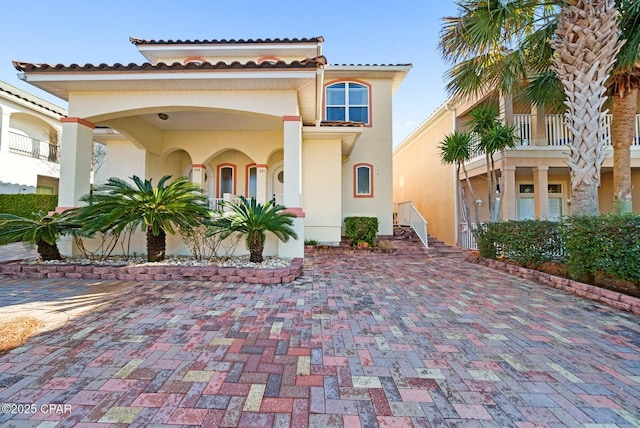 view of mediterranean / spanish home