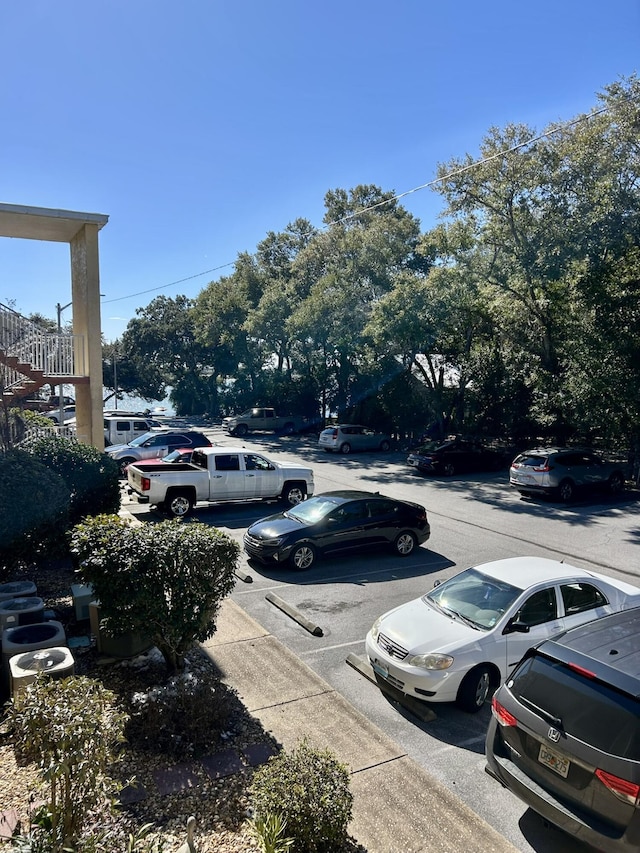 view of car parking