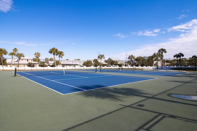 view of sport court