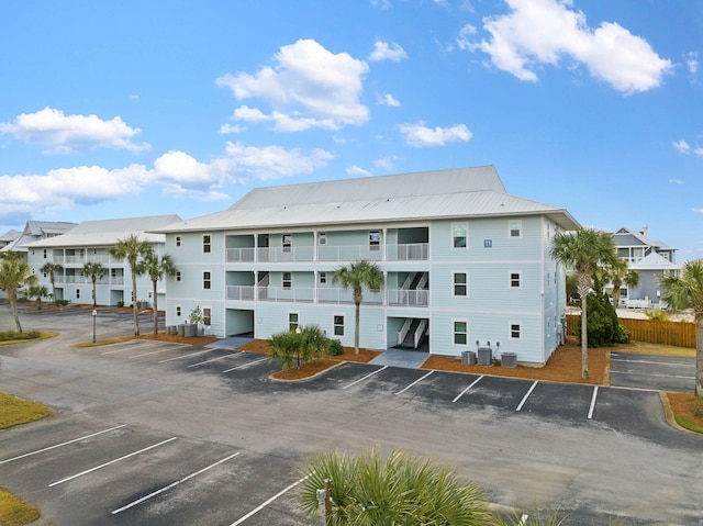 view of building exterior with cooling unit