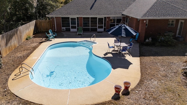6568 Castlewood St, Navarre, FL 32566 - view of pool featuring a patio