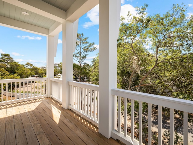 view of deck