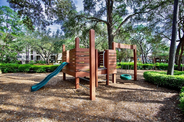 view of play area