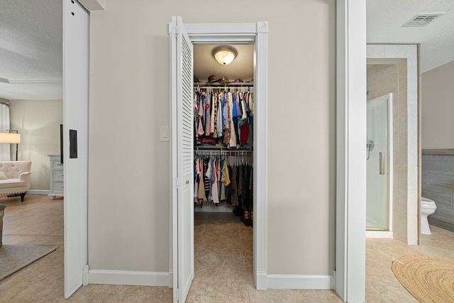 view of closet