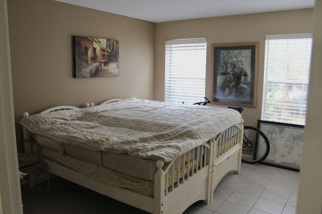 view of tiled bedroom