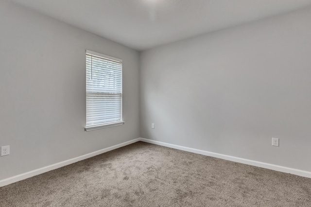 unfurnished room with carpet