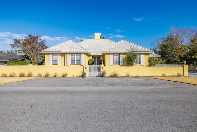 view of ranch-style home