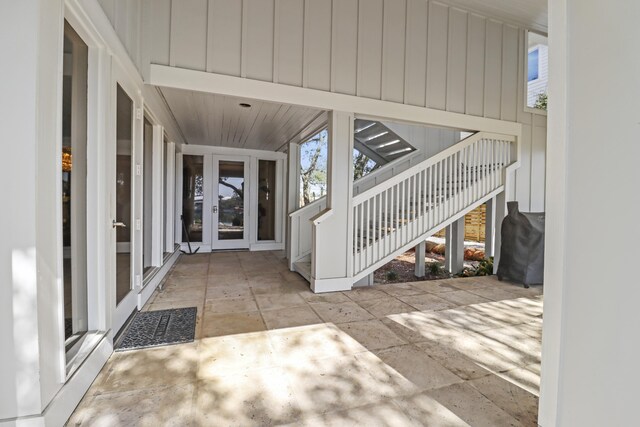 view of patio / terrace with french doors