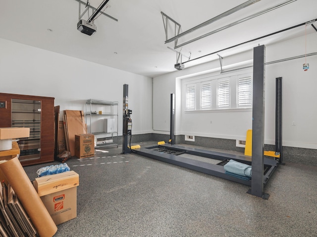 view of workout room