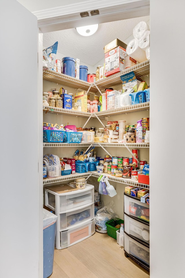 view of pantry