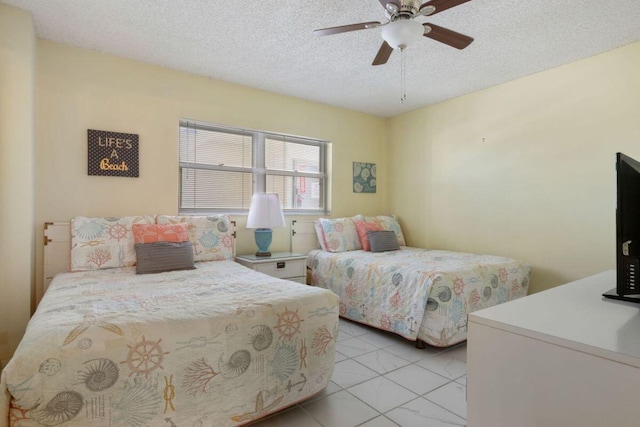 909 Santa Rosa Blvd Unit 329, Fort Walton Beach, FL 32548 - bedroom featuring ceiling fan and a textured ceiling