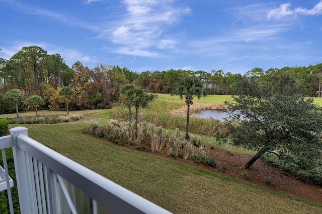 property view of water