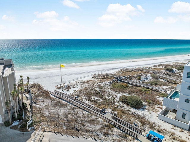 water view with a beach view