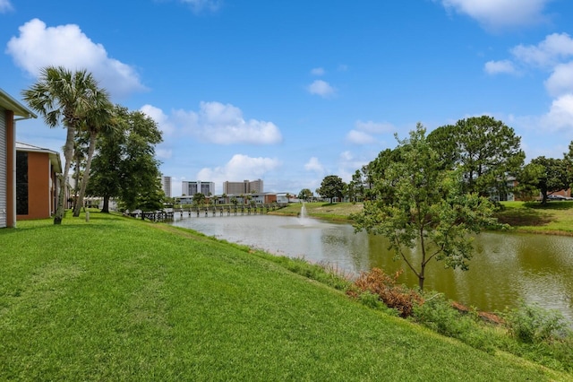 property view of water