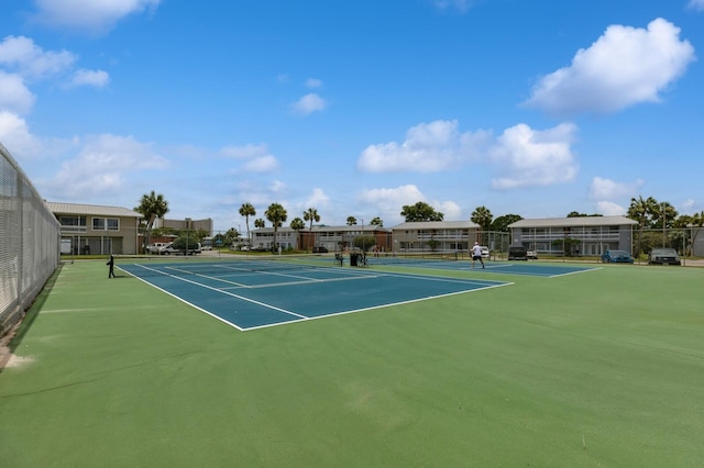 view of sport court