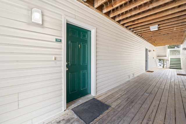 view of entrance to property