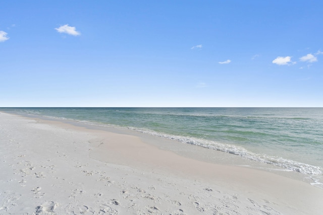 water view featuring a view of the beach