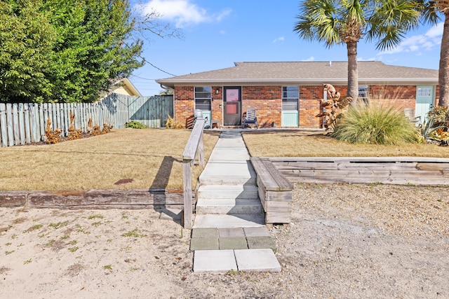 view of front of home