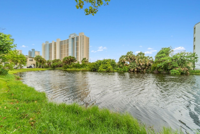 property view of water