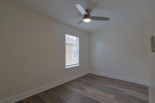 149 Legion Park Loop, Miramar Beach, FL 32550 - unfurnished room with dark wood finished floors, baseboards, and a ceiling fan