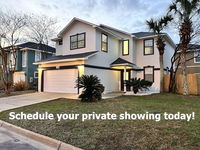 149 Legion Park Loop, Miramar Beach, FL 32550 - traditional home featuring a garage, stucco siding, and driveway