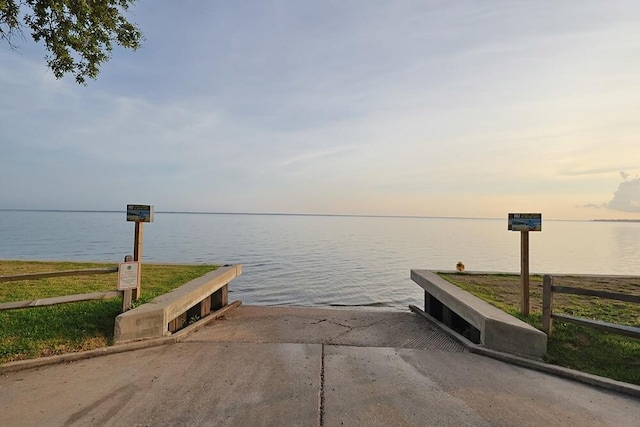 149 Legion Park Loop, Miramar Beach, FL 32550 - dock area featuring a water view and a boat ramp