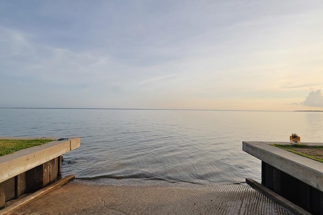149 Legion Park Loop, Miramar Beach, FL 32550 - dock area with a water view and a boat ramp