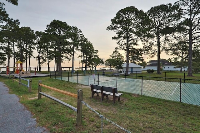 149 Legion Park Loop, Miramar Beach, FL 32550 - view of community featuring a tennis court