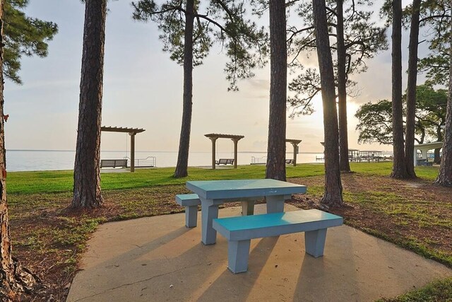 149 Legion Park Loop, Miramar Beach, FL 32550 - view of home's community featuring a water view and a lawn
