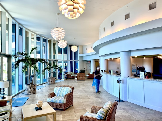 view of community lobby