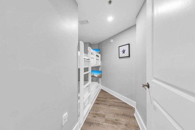 interior space featuring light hardwood / wood-style flooring