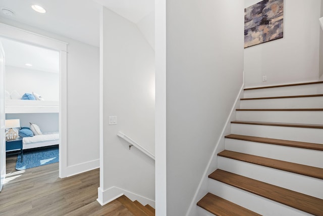 83 Sawgrass Ln, Santa Rosa Beach, FL 32459 - stairs featuring wood-type flooring