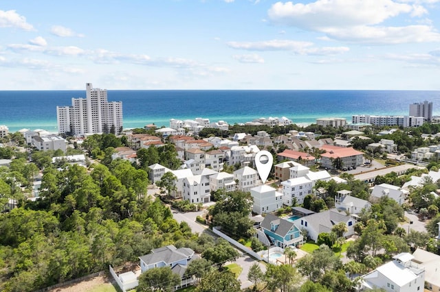 83 Sawgrass Ln, Santa Rosa Beach, FL 32459 - drone / aerial view featuring a water view