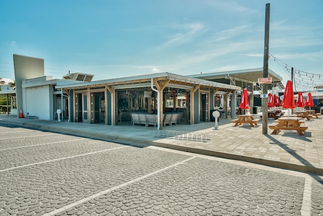 exterior space with a patio area and outdoor lounge area