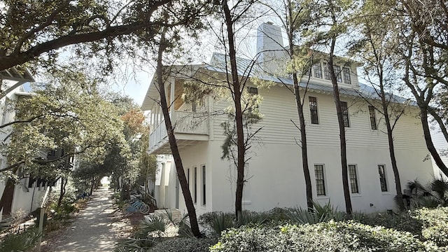 view of side of property