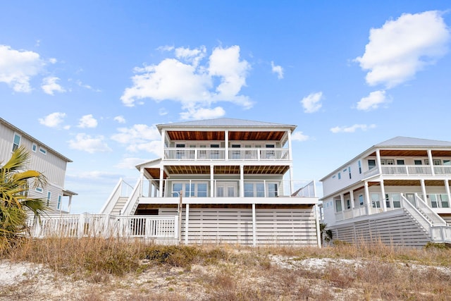 view of rear view of property