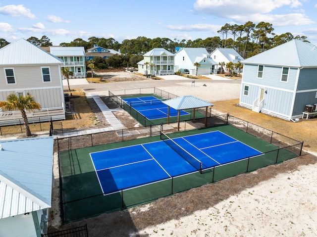 view of tennis court