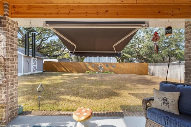 1911 Ladybird Ln, Gulf Breeze, FL 32563 - view of yard with a fenced backyard