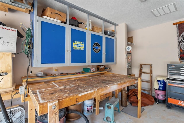1911 Ladybird Ln, Gulf Breeze, FL 32563 - interior space with concrete floors and a textured ceiling