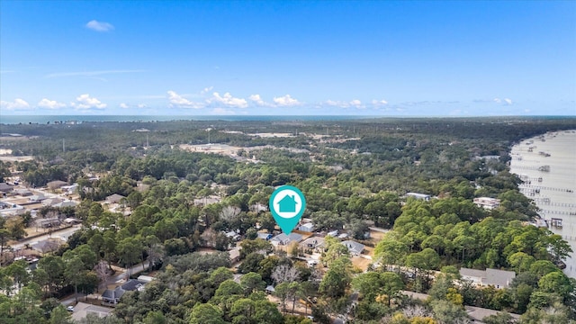 1911 Ladybird Ln, Gulf Breeze, FL 32563 - birds eye view of property featuring a view of trees