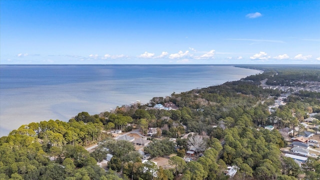 1911 Ladybird Ln, Gulf Breeze, FL 32563 - drone / aerial view featuring a water view