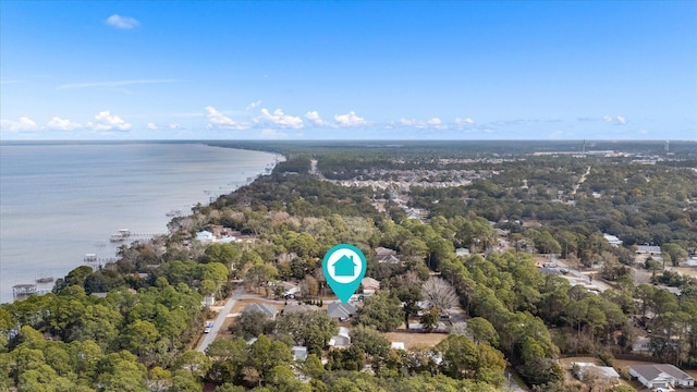 1911 Ladybird Ln, Gulf Breeze, FL 32563 - bird's eye view with a water view