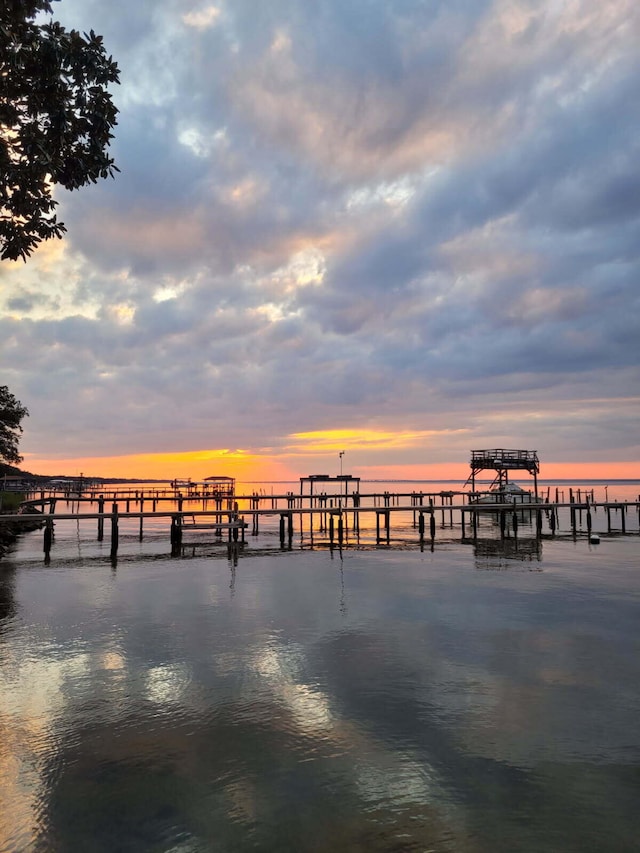 1911 Ladybird Ln, Gulf Breeze, FL 32563 - view of dock featuring a water view
