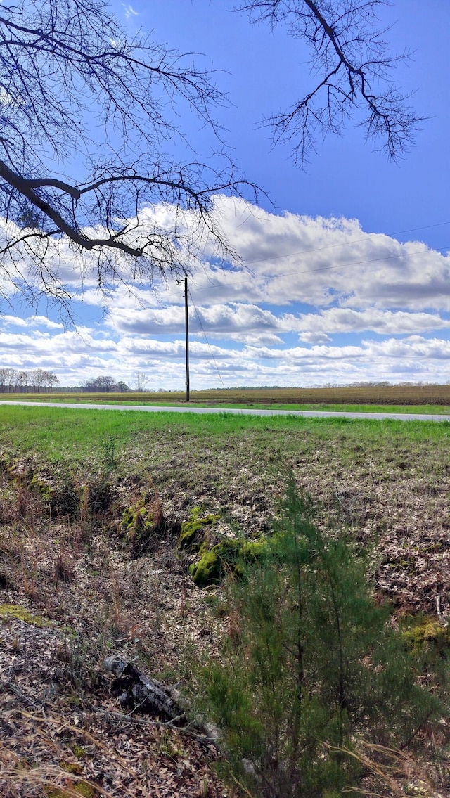 view of landscape with a rural view