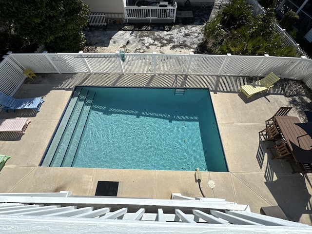 view of pool