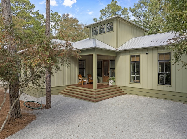 view of rear view of house