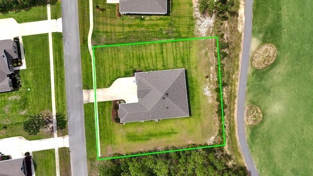 132 Gulf Pines Ct, Freeport, FL 32439 - aerial view of property and surrounding area featuring property parcel outlined